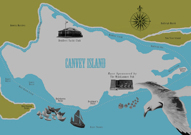 the Round Canvey Island map